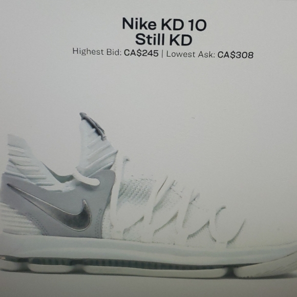 Nike KD 10 Pure Platinum - Picture 8 of 8
